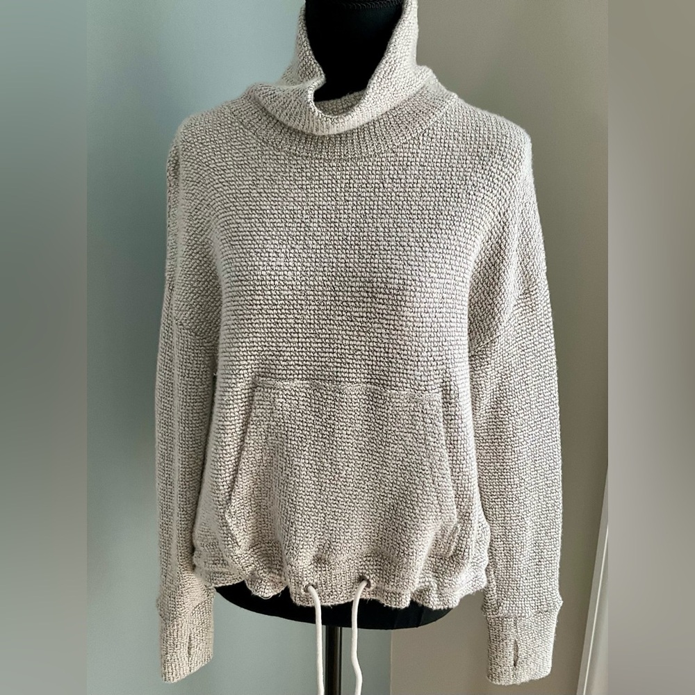 SWEATY BETTY Bouclé Funnel Neck Sweatshirt - Size Small